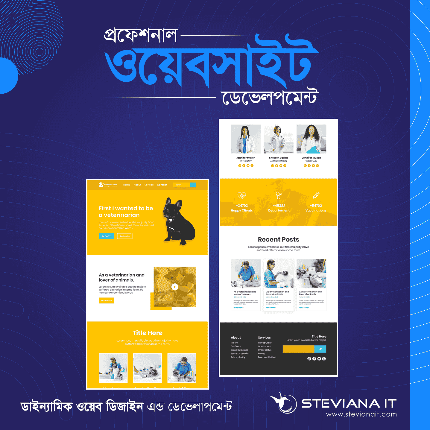 Get a fully dynamic website tailored to your business needs in Bangladesh. Fast, responsive, secure, and built with advanced CMS and custom development features.