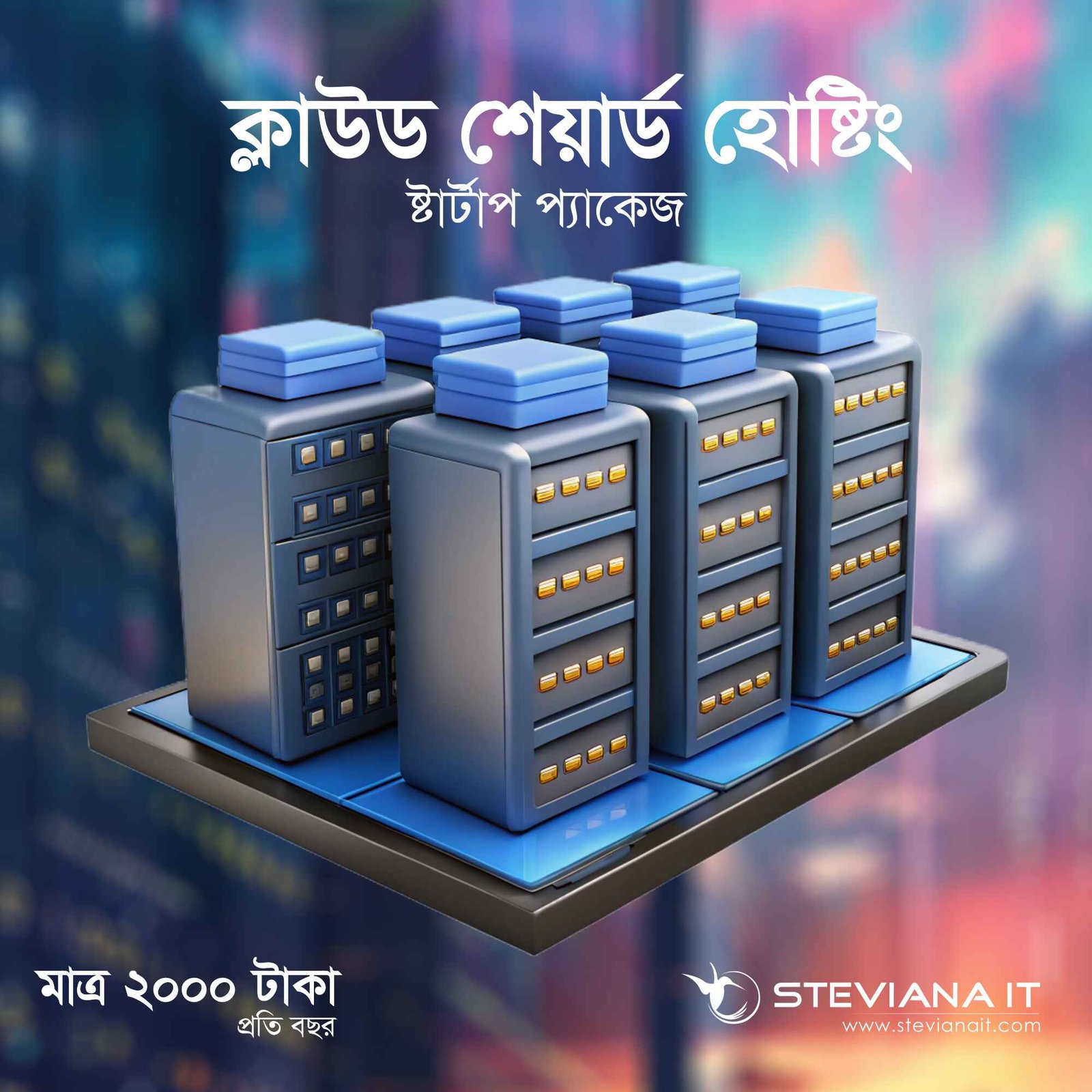 Cloud Shared Hosting Intermediate Plan in Bangladesh by Steviana IT